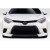 2014-2016 Toyota Corolla Zeta Front Lip Under Spoiler ( base model only ) - 3 Piece - image 1