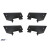 2008-2023 Dodge Challenger VRX Wing Bottom Mount Bracket - 4 Piece (S) - image 7