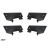 2008-2023 Dodge Challenger VRX Wing Bottom Mount Bracket - 4 Piece (S) - image 3