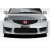 2006-2011 Honda Civic 4DR Duraflex Type R Look Front Bumper - 1 Piece - image 3