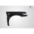 2006-2007 Subaru Impreza WRX STI 4DR C Speed 20mm Front Fenders - 2 Piece - image 3