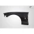 2005-2009 Ford Mustang GT350 V2 Look Carbon Fiber Fender - image 4