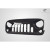 2007-2018 Jeep Wrangler Predator Grille - 1 Piece (S) - image 8