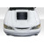 1994-1998 Ford Mustang Duraflex GT500 V2 Hood - 1 Piece - image 1