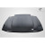 2005-2009 Ford Mustang 2.5 Inch Cowl Hood - 1 Piece - image 2