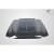 1999-2004 Ford Mustang Carbon Creations GT500 V2 Hood - 1 Piece - image 9