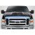 2008-2010 Ford Super Duty F250 F350 F450 Carbon Creations GT500 V2 Hood - 1 Piece - image 1