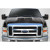 2008-2010 Ford Super Duty F250 F350 F450 GT500 V2 Hood - 1 Piece - image 1