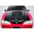1994-1998 Ford Mustang Carbon Creations GT500 V2 Hood - 1 Piece - image 1