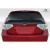 2008-2011 Subaru Impreza HB 2008-2014 WRX STI HB MSR Rear Middle Wing Spoiler - 1 Piece - image 3