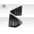 2018-2023 Subaru XV Crosstrek Fennec Outdoors Edition Rear Window Scoops - 2 Piece - image 3