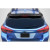 2018-2023 Subaru Crosstrek STI Look Rear Wing Spoiler - 1 Piece - image 4