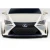 2014-2018 Lexus RC Series RC200T RC350 AG Design Front Lip Spoiler - 1 Piece ( F Sport model only ) - image 3