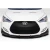 2012-2017 Hyundai Veloster Non Turbo EBS Front Lip Spoiler - 3 Piece - image 1