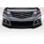 2009-2014 Acura TSX HFP V3 Look Front Lip Under Spoiler Air Dam - 3 Piece ( fits modulo bumper only ) - image 1