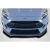 2016-2018 Ford Focus RS Max Front Lip Under Spoiler -1 Piece - image 1