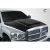 2002-2008 Dodge Ram Demon Look Carbon Fiber Hood - image 2