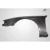 1997-1998 Nissan 240SX Kouki OEM Look Carbon Fiber Fender - image 4