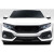 2016-2021 Honda Civic Type JS Grille - 1 Piece - image 1