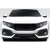2016-2021 Honda Civic Type JS Grille - 1 Piece - image 1