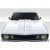 1967-1969 Chevrolet Camaro 2" Cowl Hood - 1 Piece - image 1