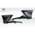 2016-2021 Honda Civic 4DR HFP Look Rear Lip Add On - 2 Piece (S) - image 3