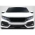 2016-2021 Honda Civic Type JS Grille - 1 Piece - image 1
