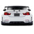 2014-2020 BMW 4 Series F32 AF-1 Wide Body Rear Diffuser ( GFK ) - 4 Piece ( Must be used with Couture M4 Look Rear Bumper ) (S) - image 1