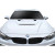2012-2018 BMW 3 Series F30 / 2014-2020 4 Series F32 AF-1 Hood ( GFK ) - 1 Piece - image 1