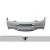 2003-2010 Bentley Continental GT AF-1 Rear Bumper - image 6