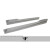 2004-2010 BMW 6 Series E63 E64 2DR Convertible AF-2 Wide Body Side Skirts Rocker Panels ( GFK ) - 2 Piece (S) - image 5