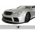 2003-2012 Mercedes SL Class R230 AF-Signature 2 Series Wide Body Conversion Front Bumper ( GFK ) - 1 Piece - image 5