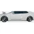 1998-2002 Mercedes CLK W208 AMG Look Side Skirts Rocker Panels - 2 Piece - image 3