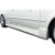 1996-2000 Honda Civic 2DR / HB Duraflex AVG Side Skirts Rocker Panels - 2 Piece - image 1
