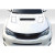 2008-2011 Subaru Impreza 2008-2014 WRX STI C-1 Hood - 1 Piece - image 1