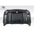 2011-2016 Ford Super Duty F250 F350 F450 3" Cowl Hood - 1 Piece - image 5