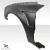 1999-2004 Ford Mustang D-1 Fenders - 2 Piece - image 9