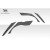 2008-2017 Mitsubishi Lancer Evo X Look Rear Fender Flares - 4 Piece - image 6