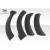 2003-2006 Porsche Cayenne G-Sport Wide Body Rear Fender Flares - 6 Piece - image 10