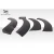 2003-2006 Porsche Cayenne G-Sport Wide Body Rear Fender Flares - 6 Piece - image 13
