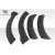 2003-2006 Porsche Cayenne G-Sport Wide Body Rear Fender Flares - 6 Piece - image 19