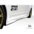 2008-2015 Mitsubishi Lancer Evolution 10 Duraflex GT Concept Side Skirts Rocker Panels - 2 Piece - image 3