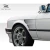 1984-1991 BMW 3 Series E30 2DR 4DR GT Concept Fenders - 2 Piece - image 5