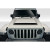 2018-2025 Jeep Wrangler JL Gladiator JT Demon Look Hood - 1 Piece - image 1