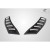 2003-2008 Nissan 350Z Z33 N Spec Fender Vents - 2 Piece - image 3