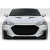2013-2016 Hyundai Genesis Coupe 2DR MSR Front Bumper - 1 Piece - image 1