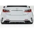 2015-2018 Lexus RC Series RC200T RC350 SBZ Rear Diffuser - 1 Piece - image 1