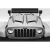 2007-2018 Jeep Wrangler JK Rage Hood - 1 Piece - image 3