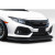 2017-2021 Honda Civic HB Type G Front Lip Under Spoiler - 1 Piece - image 9