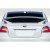 2015-2021 Subaru WRX STI Low Pro Rear Wing Spoiler - 1 Piece - image 1